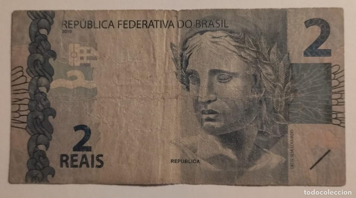 Billetes extranjeros: 2 REAIS 2010
