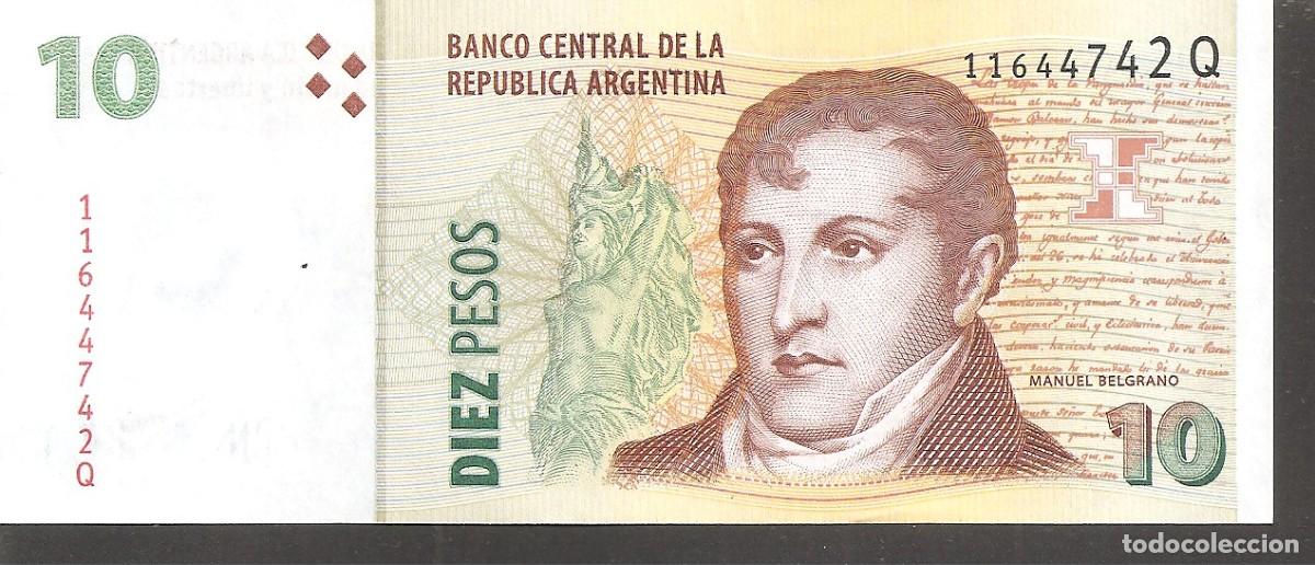 Billetes extranjeros: ARGENTINA 10 PESOS 2003/2013 SC/UNC - Foto 1