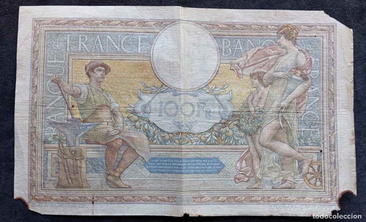Billetes extranjeros: Francia 100 francos 1929 pick 78B - Foto 2