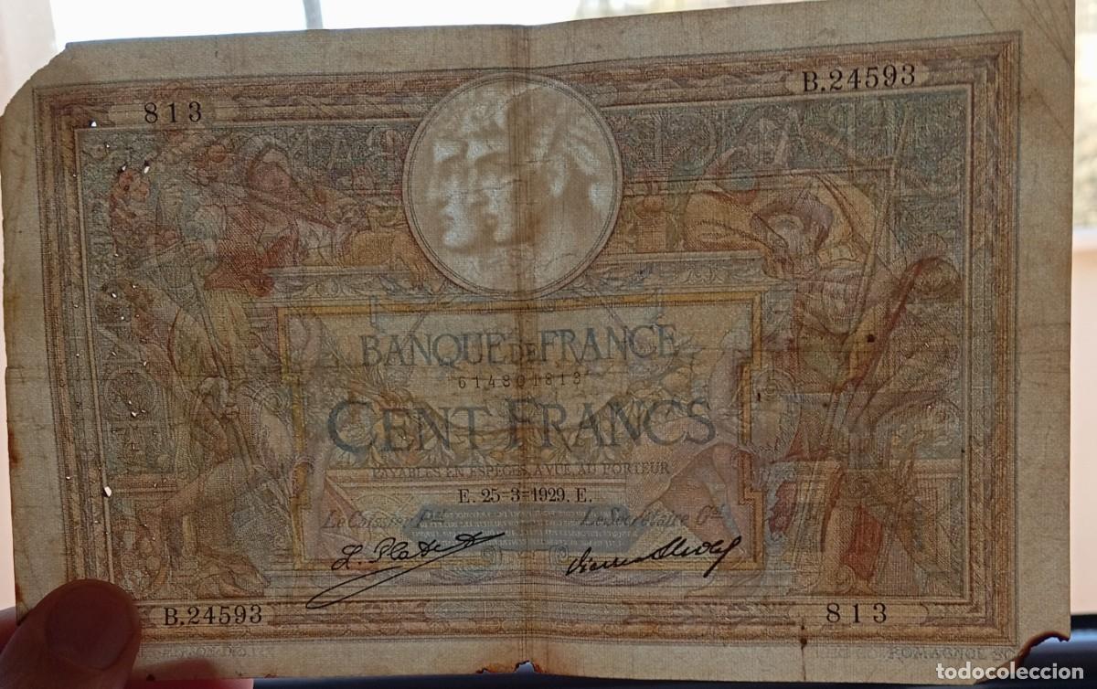 Billetes extranjeros: Francia 100 francos 1929 pick 78B - Foto 3