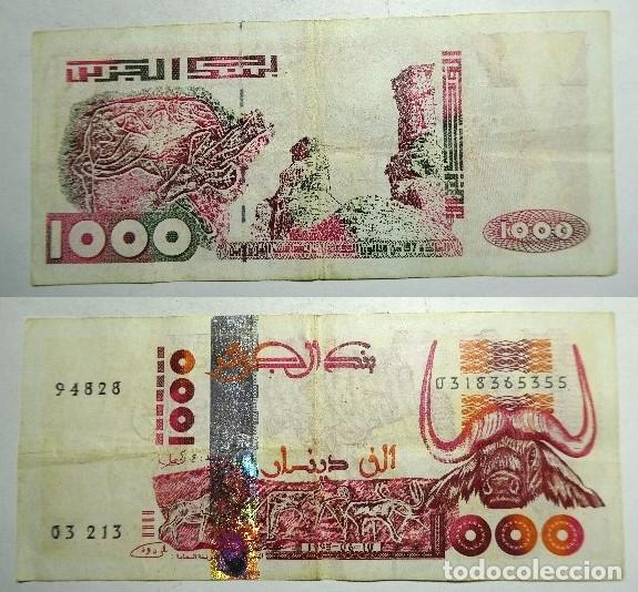 Billetes extranjeros: BILLETE DE ARGELIA 1000 DINARS 1998 circulado - Foto 1