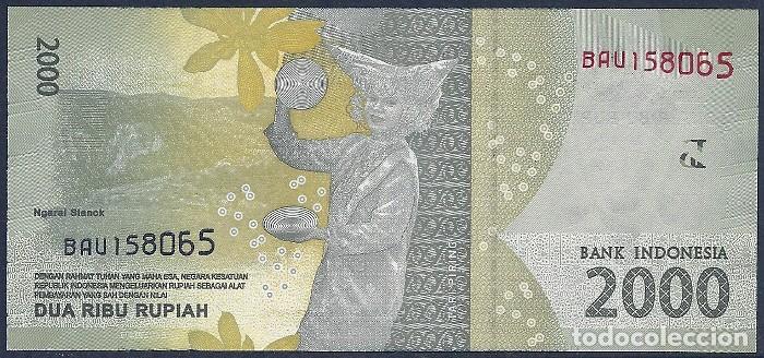 Billetes extranjeros: INDONESIA - 2.000 RUPIAH 2016 - S / C - Foto 2