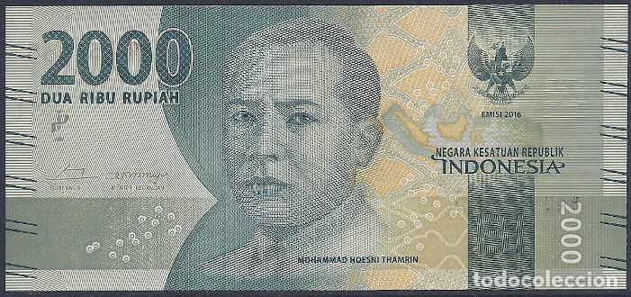 Billetes extranjeros: INDONESIA - 2.000 RUPIAH 2016 - S / C - Foto 1
