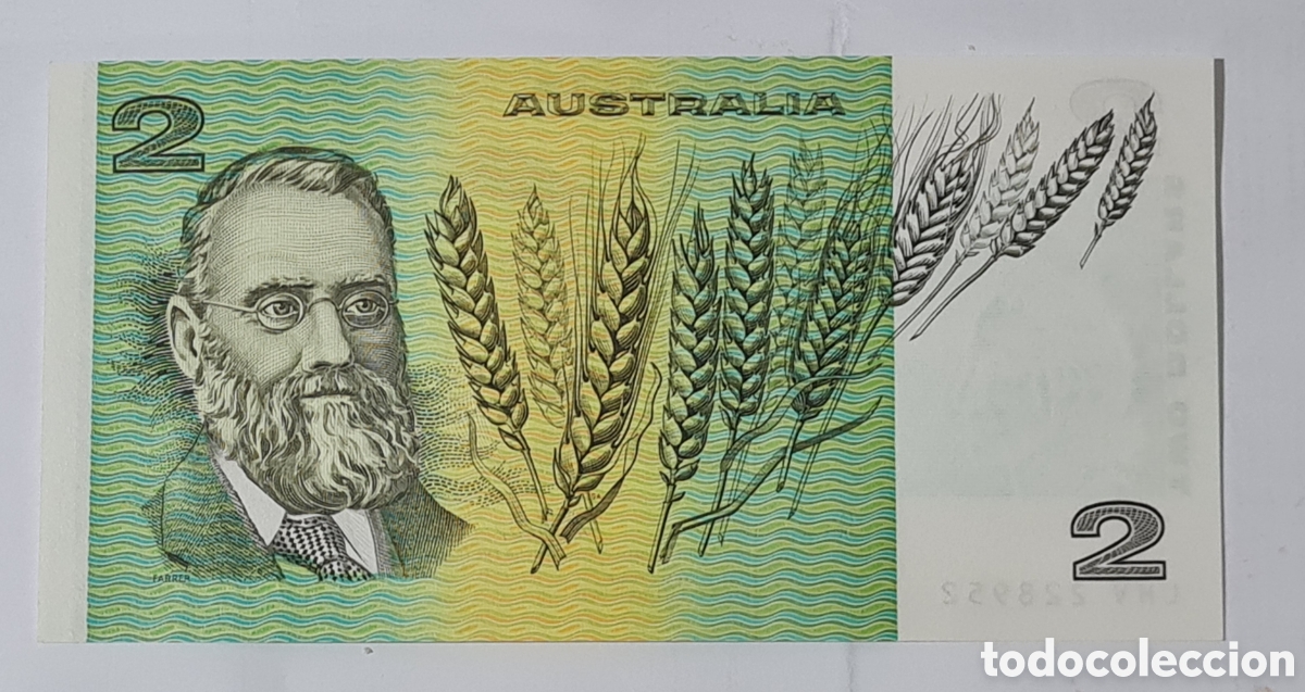Billetes extranjeros: Billete Australia,2 Dollar,Plancha. - Foto 2