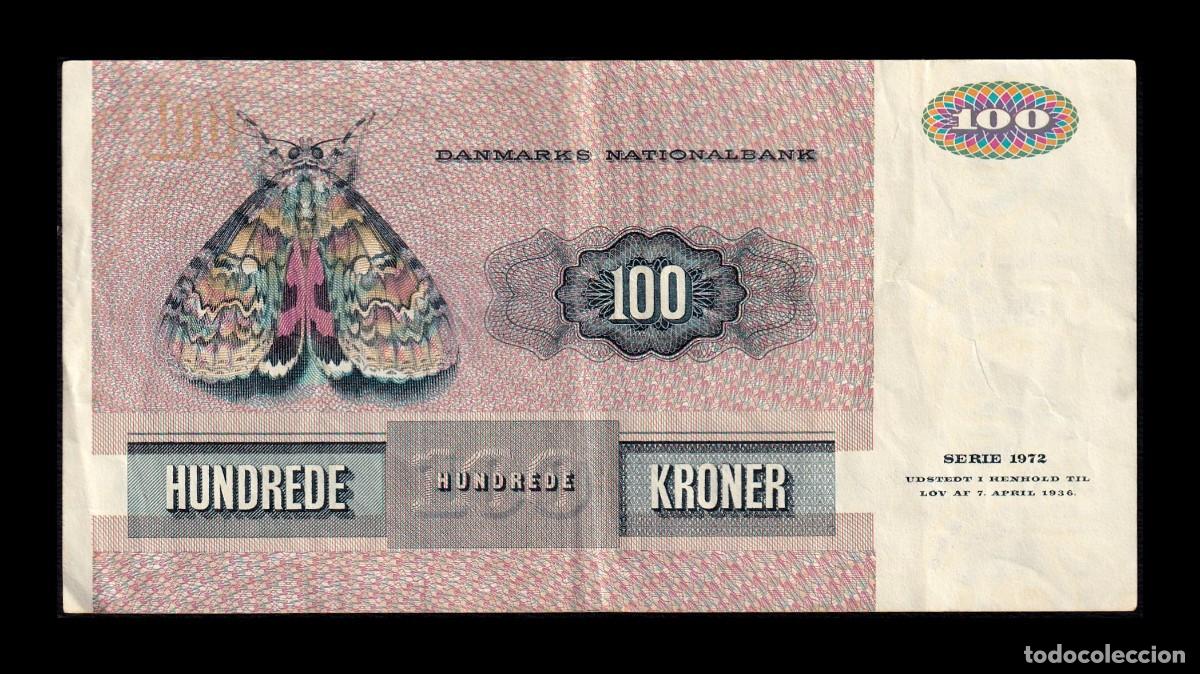 Billetes extranjeros: Dinamarca 100 Coronas 1990 Pick 51t Mbc Vf - Foto 2