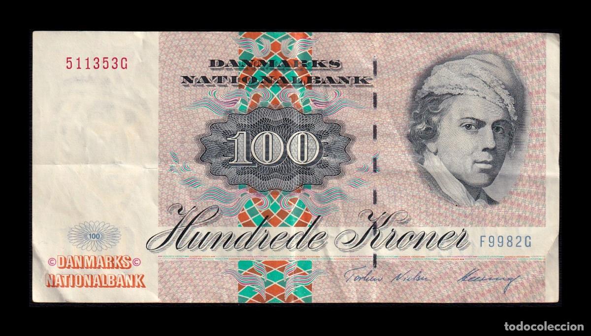 Billetes extranjeros: Dinamarca 100 Coronas 1998 Pick 54i(2) Mbc Vf - Foto 1