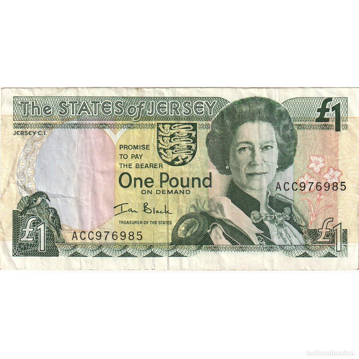 Billetes extranjeros: [#393486] 1 Pound, Undated (2000), Jersey, KM:26a, EBC+ - Foto 1