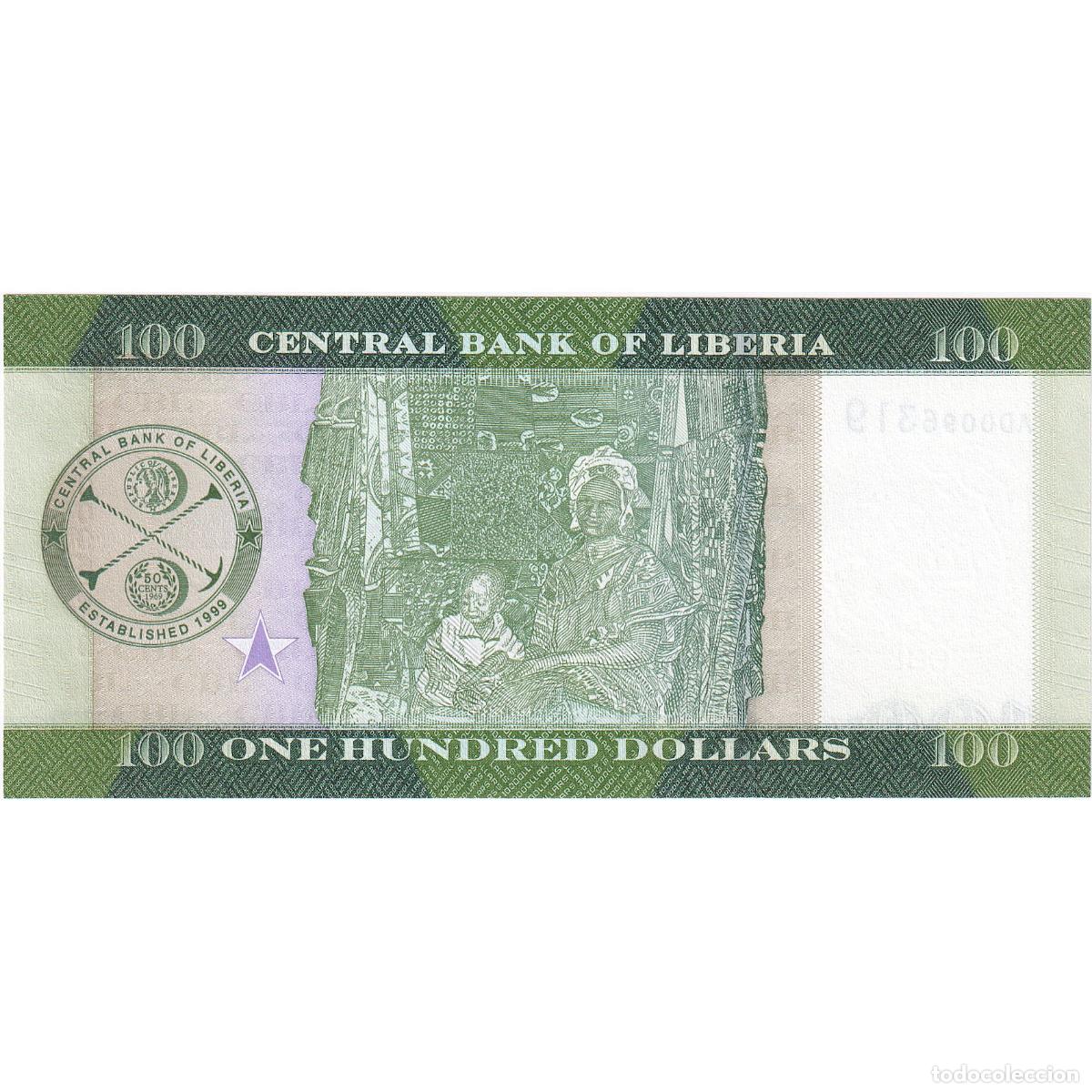 Billetes extranjeros: [#247646] 100 Dollars, 2017, Liberia, UNC - Foto 2