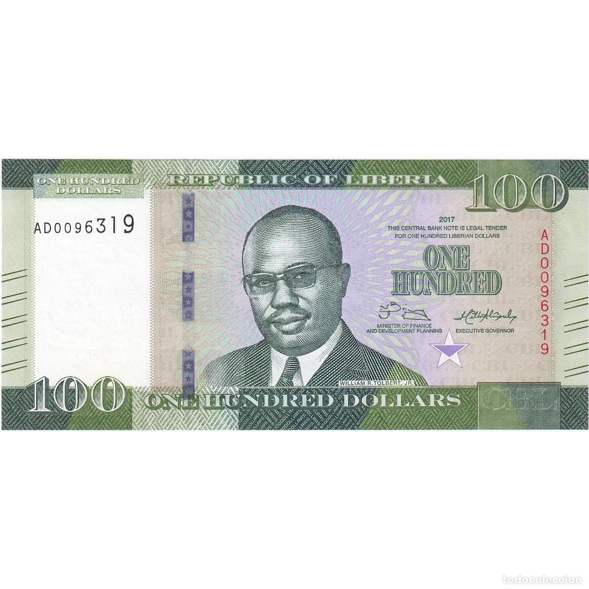 Billetes extranjeros: [#247646] 100 Dollars, 2017, Liberia, UNC - Foto 1
