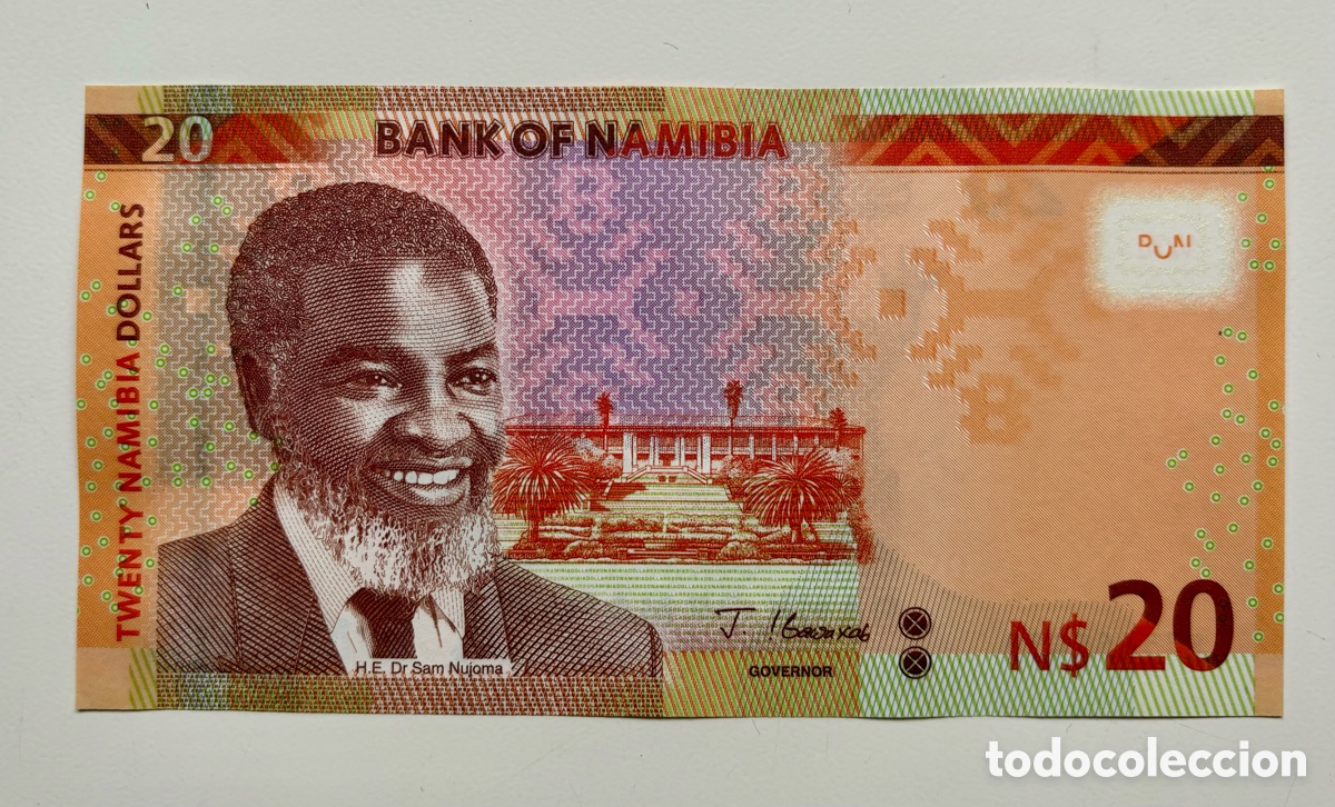 Billetes extranjeros: Billete NAMIBIA 20 Dolares 2022 SC - Foto 1