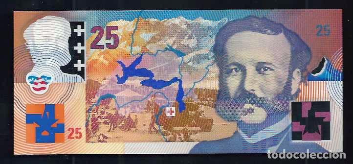 Billetes extranjeros: POLYMER Test note ORELL-F&Uuml;SSLI, 25 Units, UNC - Foto 1