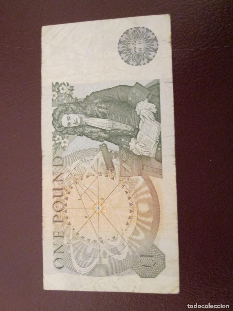 Billetes extranjeros: 1 LIBRA INGLATERRA ISABEL II - Foto 1