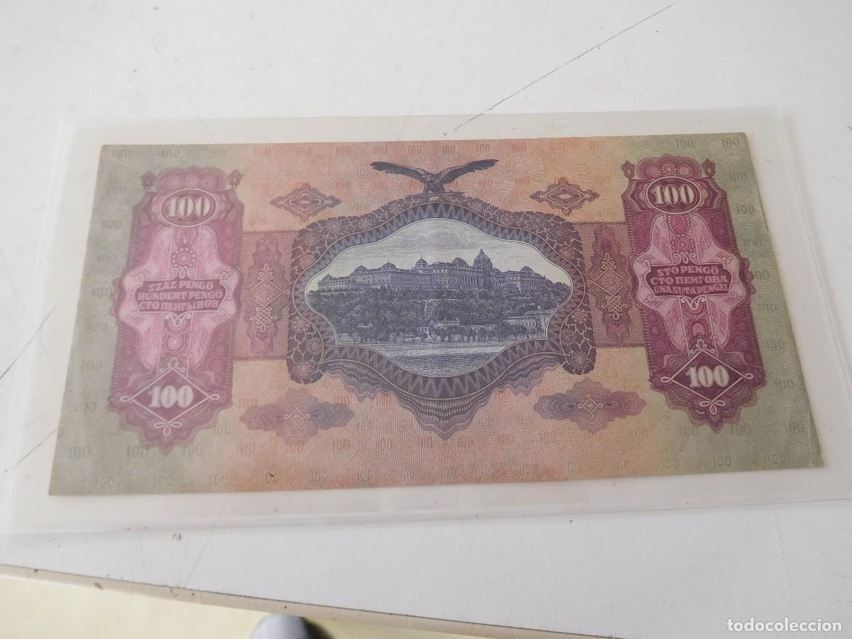 Billetes extranjeros: Hungria. 100 Pengo 1930 - Foto 2