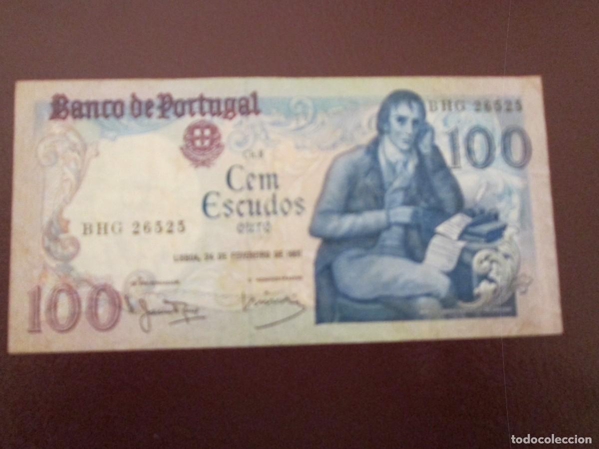 Billetes extranjeros: 100 ESCUDOS PORTUGAL - Foto 2