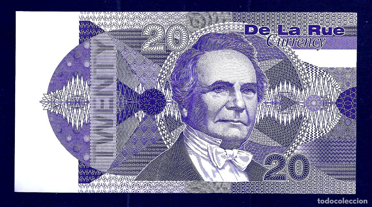 Billetes extranjeros: Test note De la Rue, &rdquo;Babbage 20 Pds. lila&rdquo;, UNC -, uniface - Foto 1