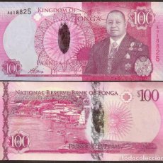 Billetes extranjeros: TONGA. 100 PAÀNGA (2015). S/C. PICK 49.
