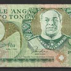Billetes extranjeros: BILLETE DE TONGA 2009 - VALOR 1 PA´ANGA