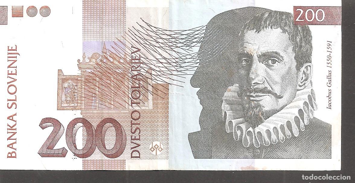 Billetes extranjeros: ESLOVENIA 200 TOLARJEV 2004 - Foto 1