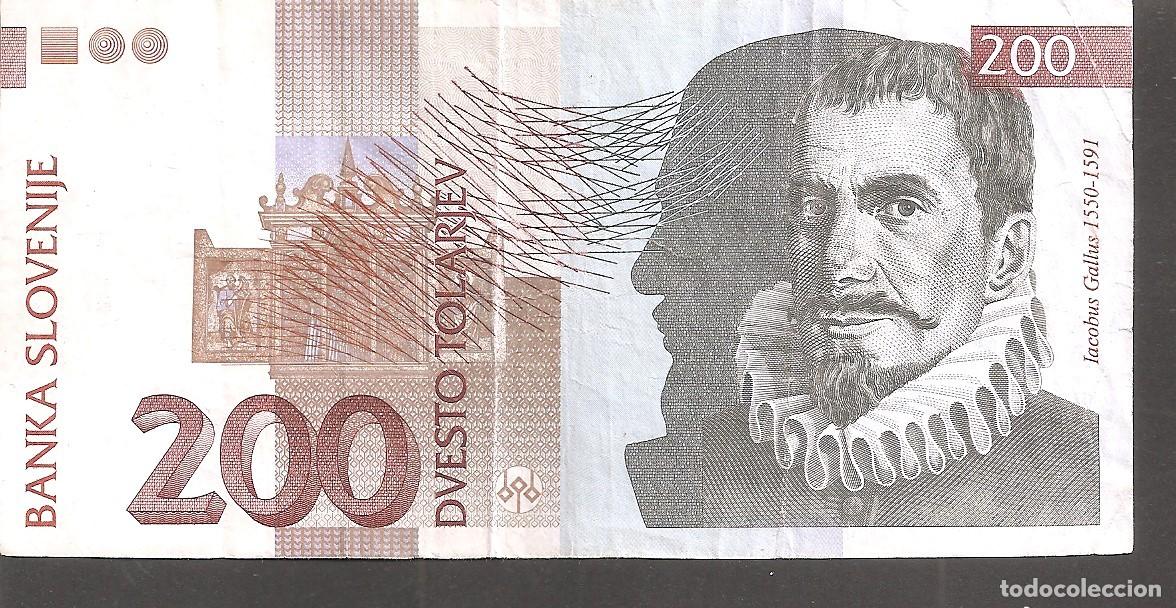 Billetes extranjeros: ESLOVENIA 200 TOLARJEV 2001 - Foto 1