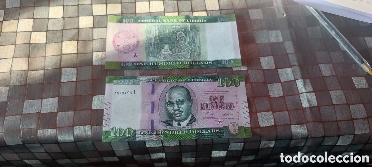 Billetes extranjeros: Billete de Liberia nuevo - Foto 1