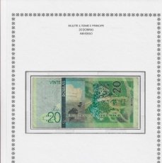 Billetes extranjeros: BILLETES DE S TOME E PRINCIPE 2016 - VALOR - 20 DOBRAS
