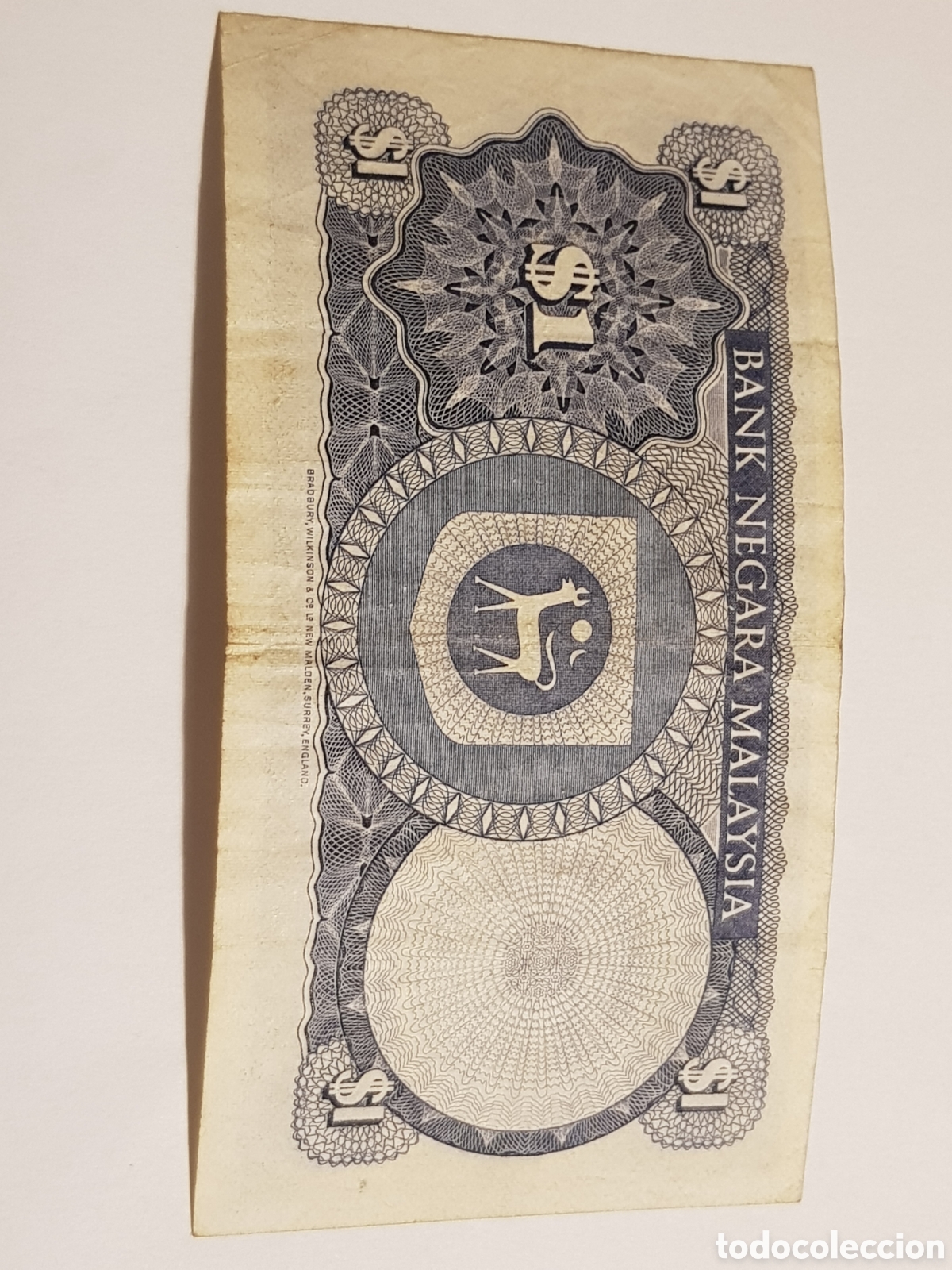 Billetes extranjeros: 1 Ringgit Malasia 1967 1972 Malasya - Foto 2