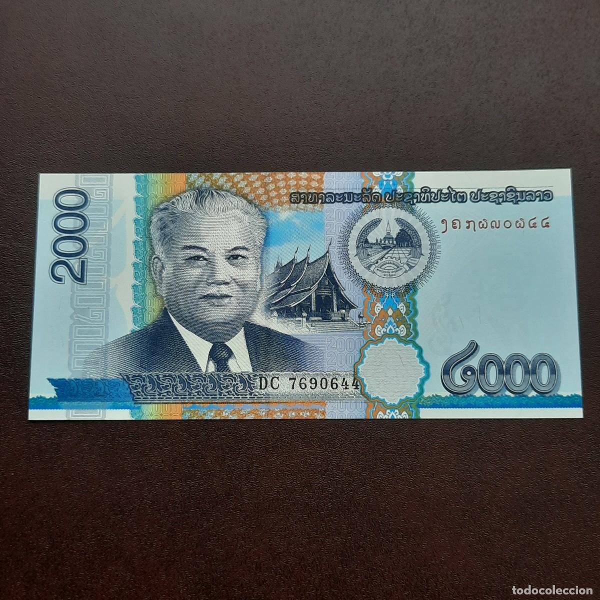 Billetes extranjeros: BILLETE DE 2000 KIP DE LAOS DEL A&Ntilde;O 2011.S/C.PLANCHA! - Foto 1