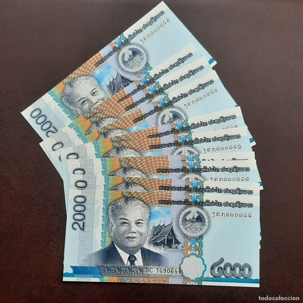 Billetes extranjeros: BILLETE DE 2000 KIP DE LAOS DEL A&Ntilde;O 2011.S/C.PLANCHA! - Foto 3
