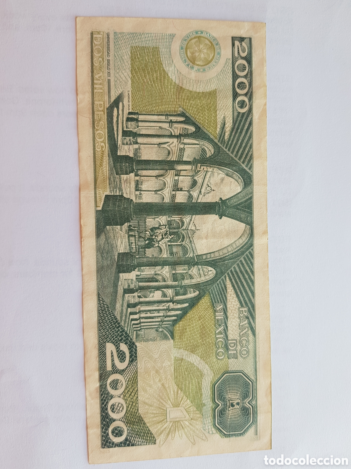 Billetes extranjeros: 2000 Pesos M&eacute;xico M&eacute;jico 1987 - Foto 2