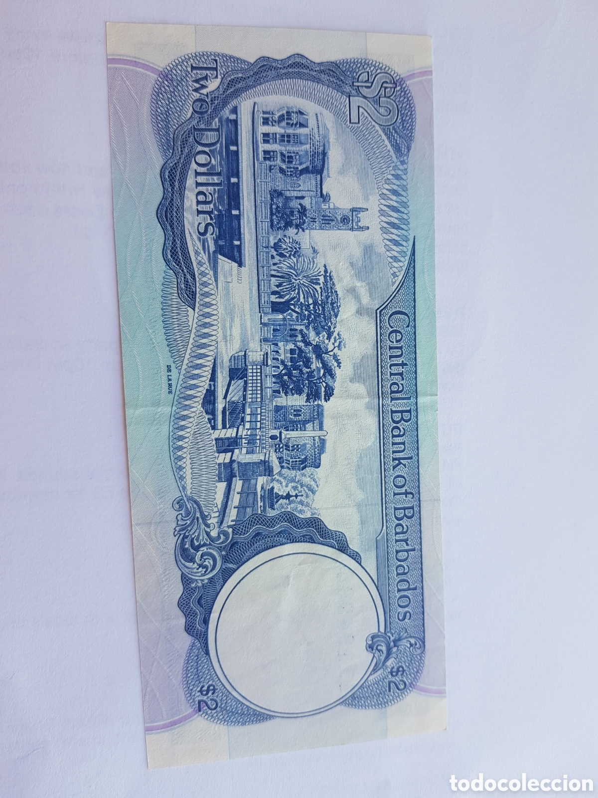 Billetes extranjeros: 2 Dollars Barbados Two Dolares - Foto 2