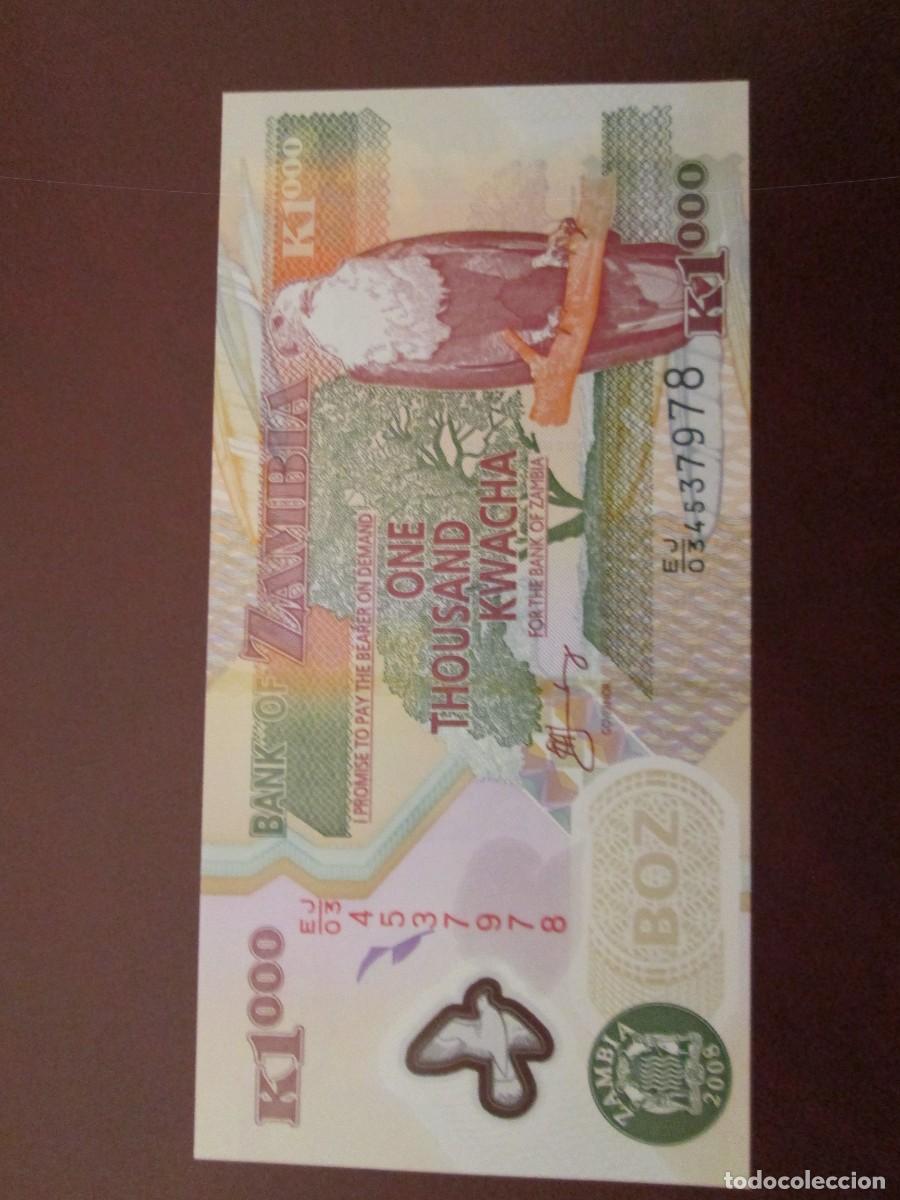 Billetes extranjeros: 1000 KWACHA ZAMBIA SIN CIRCULAR - Foto 2