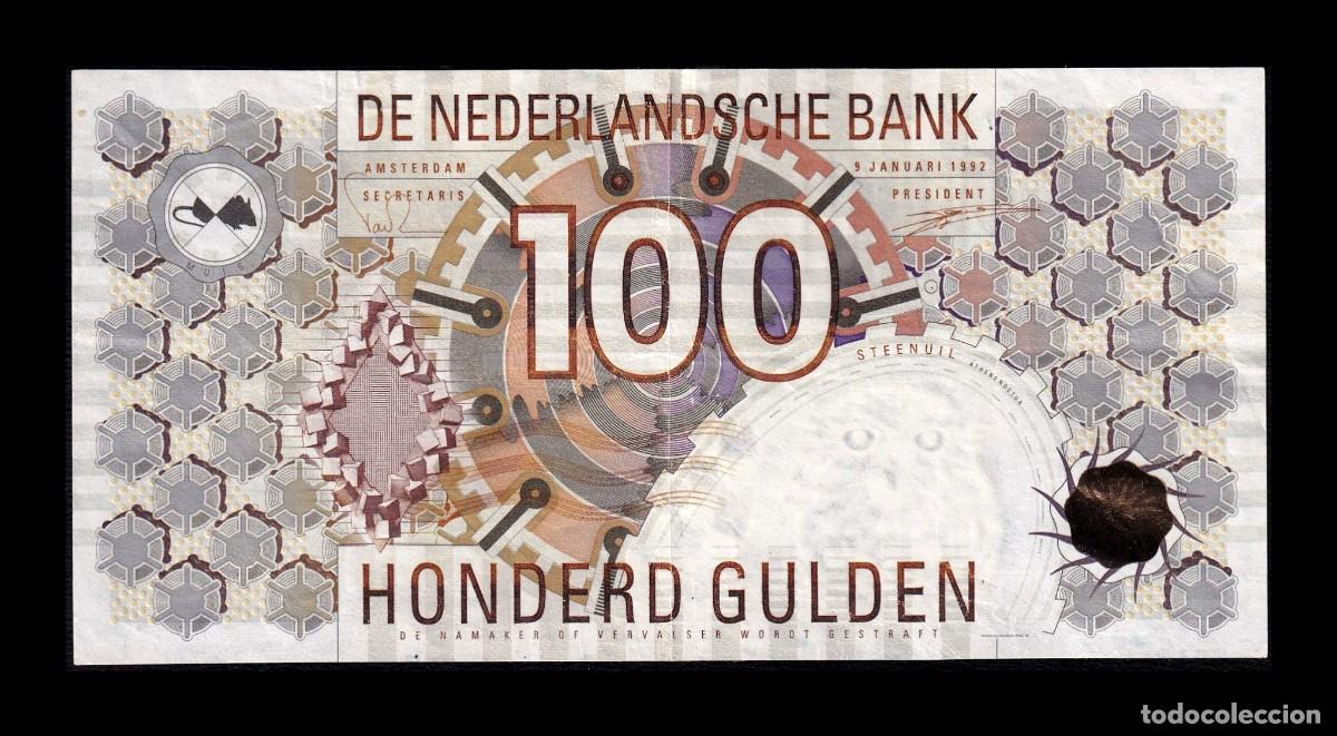 Billetes extranjeros: Holanda 100 Gulden 1992 Pick 101b Ebc Xf - Foto 1