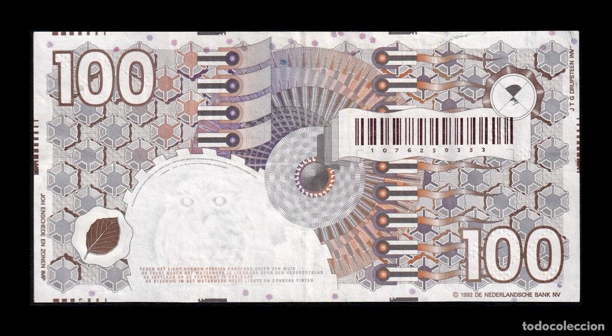 Billetes extranjeros: Holanda 100 Gulden 1992 Pick 101b Ebc Xf - Foto 2