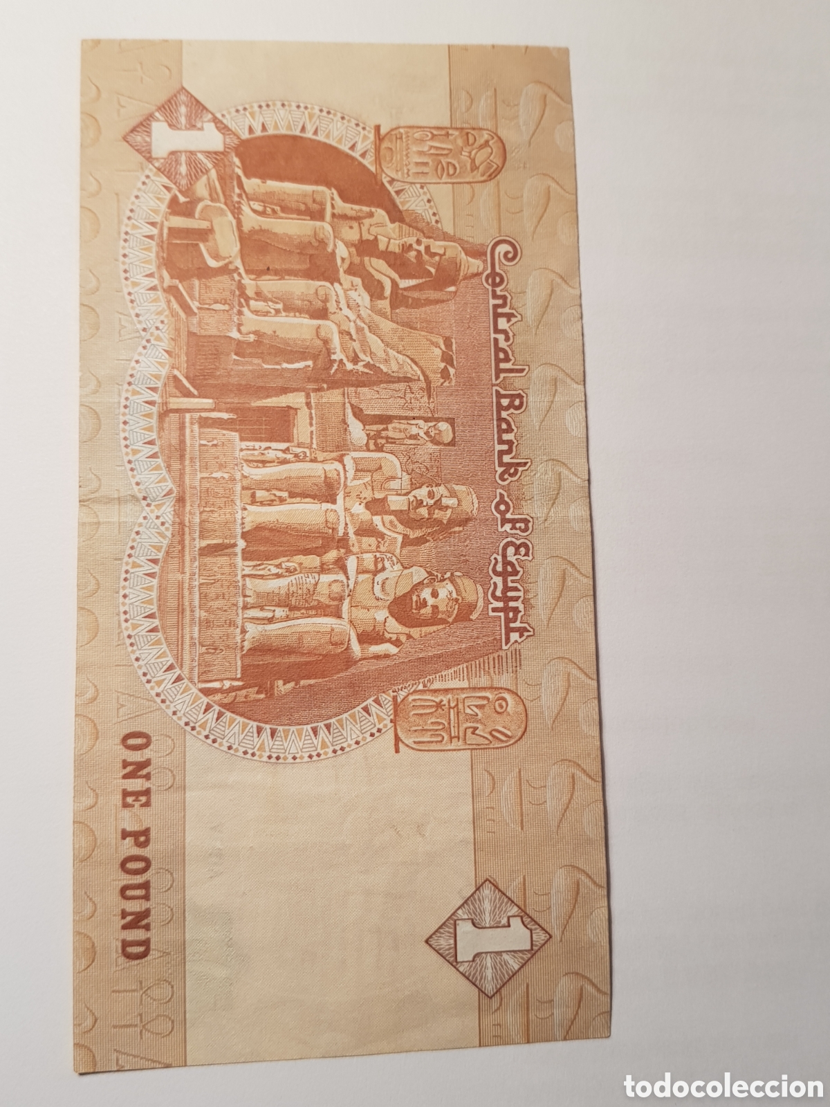 Billetes extranjeros: 1 Libra Egipto One Pound Egipt - Foto 2