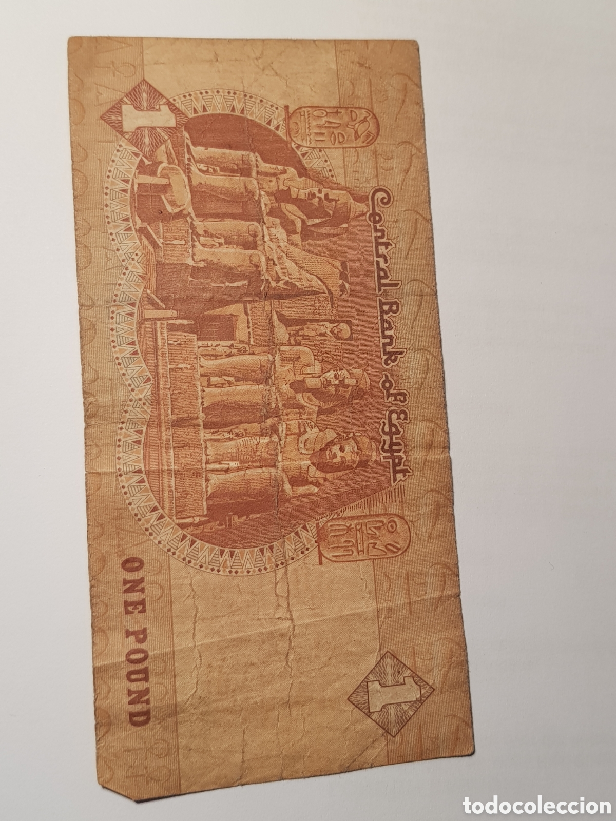 Billetes extranjeros: 1 Libra Egipto One Pound Egipt - Foto 2