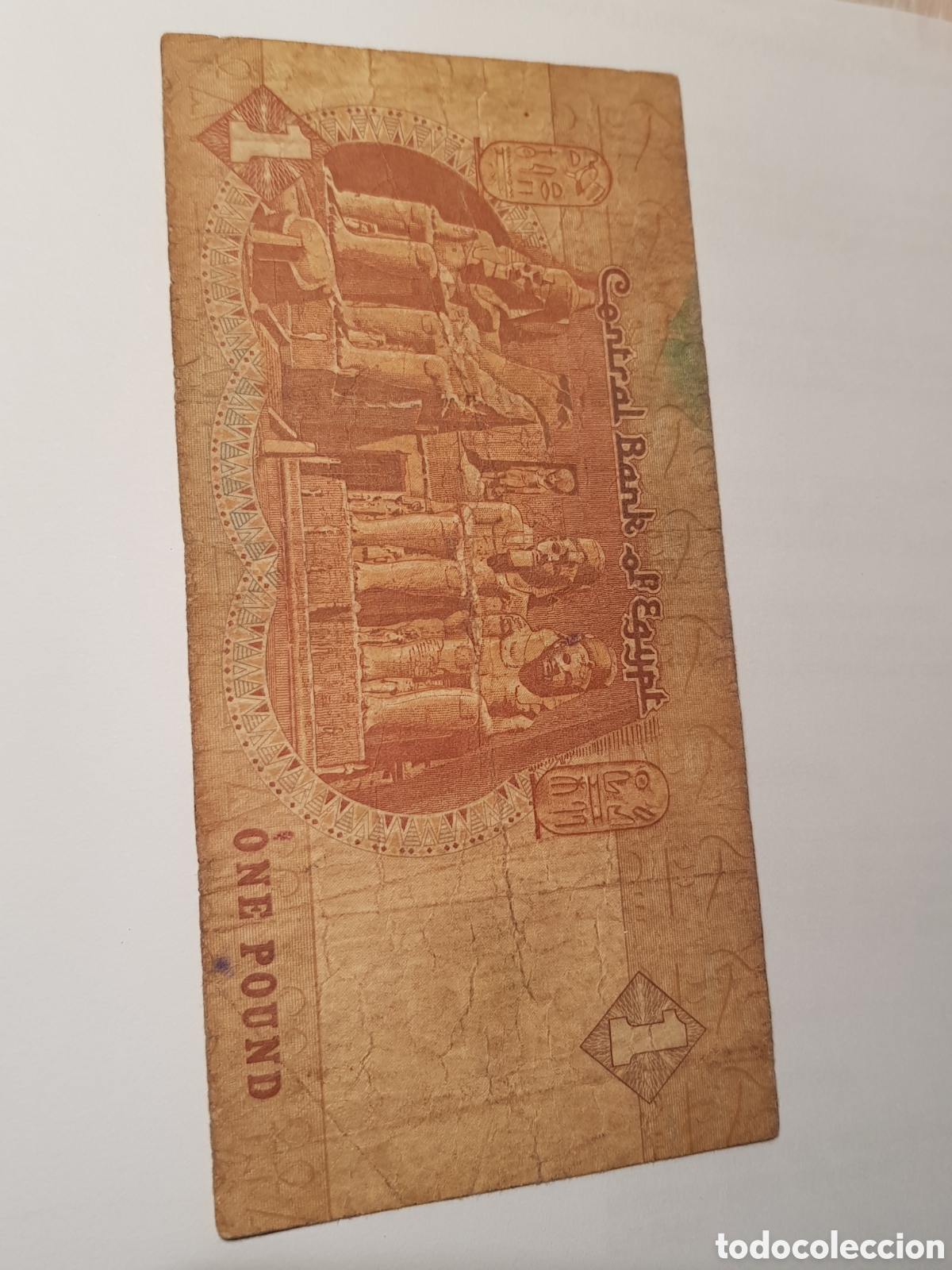 Billetes extranjeros: 1 Libra Egipto One Pound Egipt - Foto 2