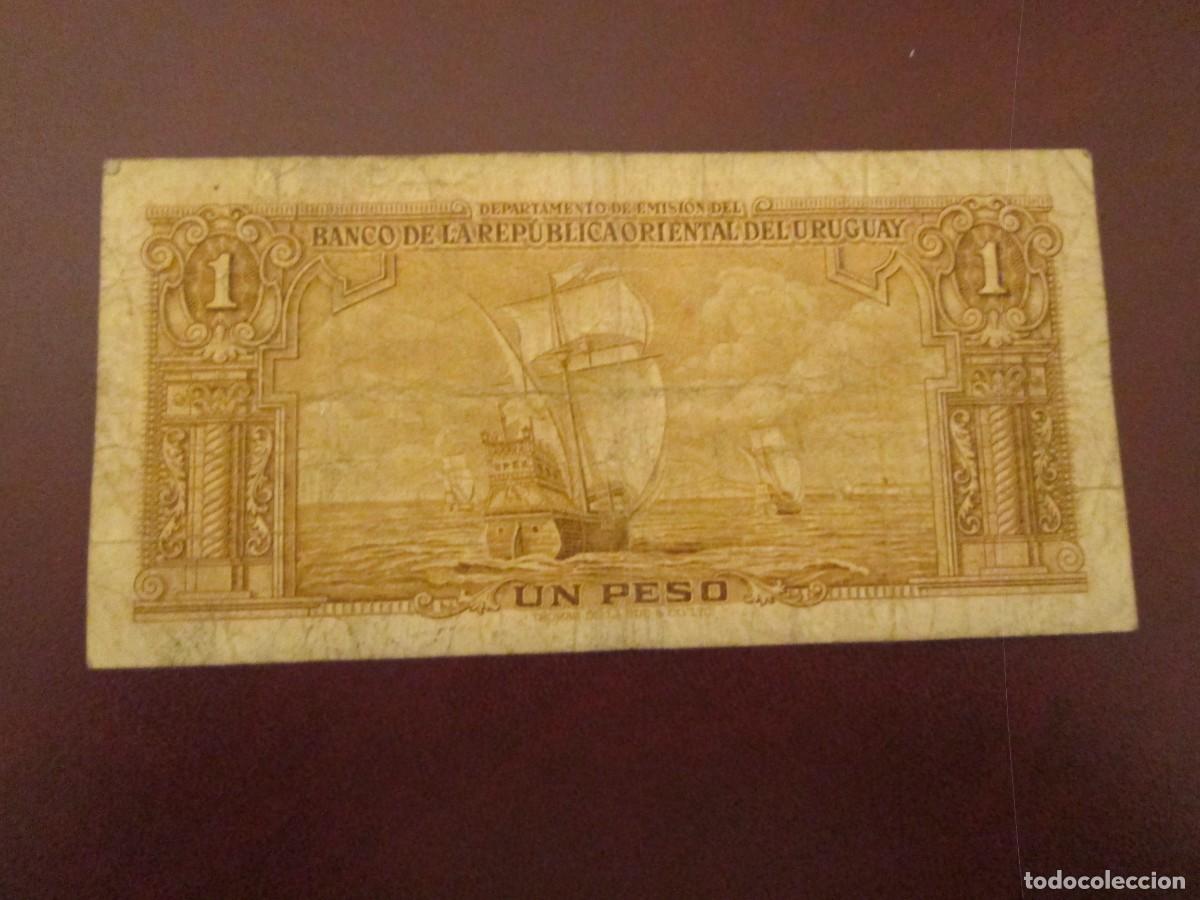 Billetes extranjeros: 1 PESO A&Ntilde;O 1939 URUGUAY - Foto 2