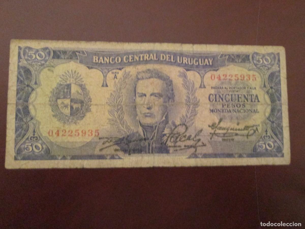 Billetes extranjeros: 50 PESOS URUGUAY - Foto 3