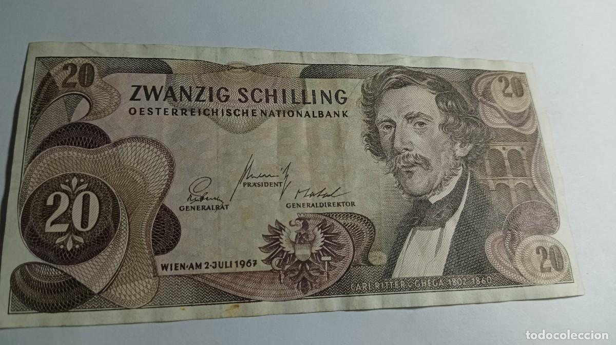 Billetes extranjeros: AUSTRIA - 20 SCHILLING 1967 - P142 - Foto 1