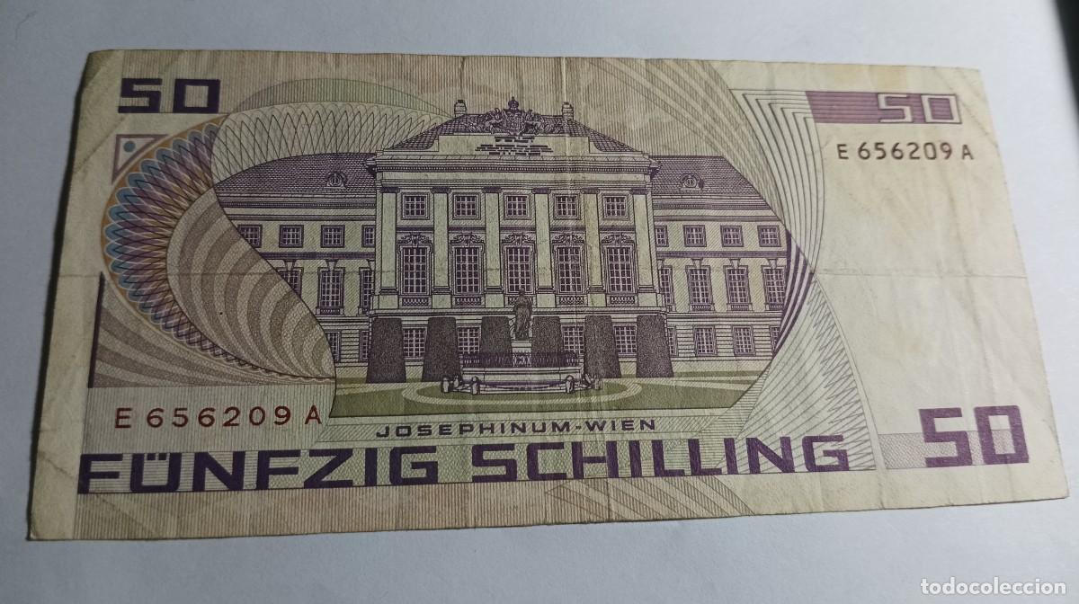 Billetes extranjeros: AUSTRIA - 50 SCHILLING 1986 - P149 - Foto 2