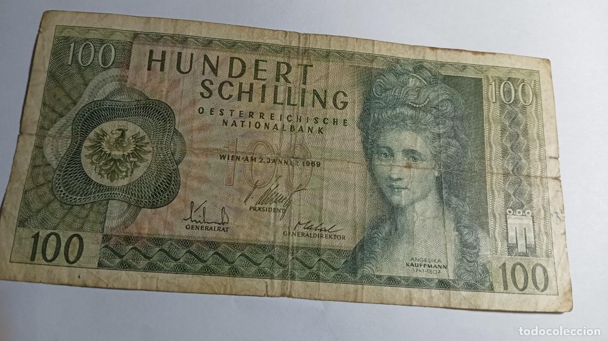 Billetes extranjeros: AUSTRIA - 100 SCHILLING 1969 - P145 - Foto 1
