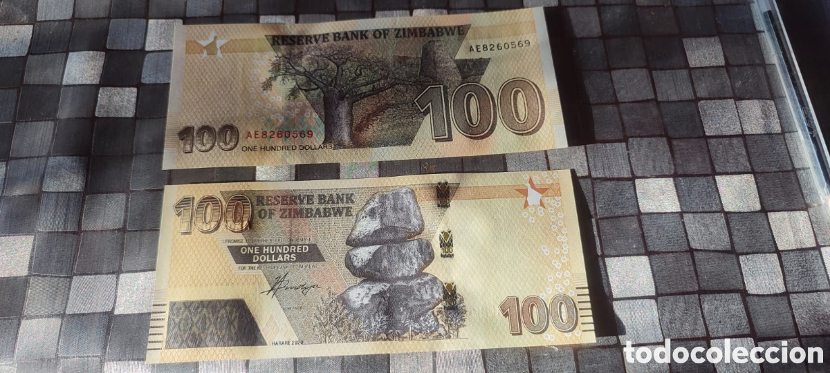 Billetes extranjeros: Billete de Zimbabue - Foto 1
