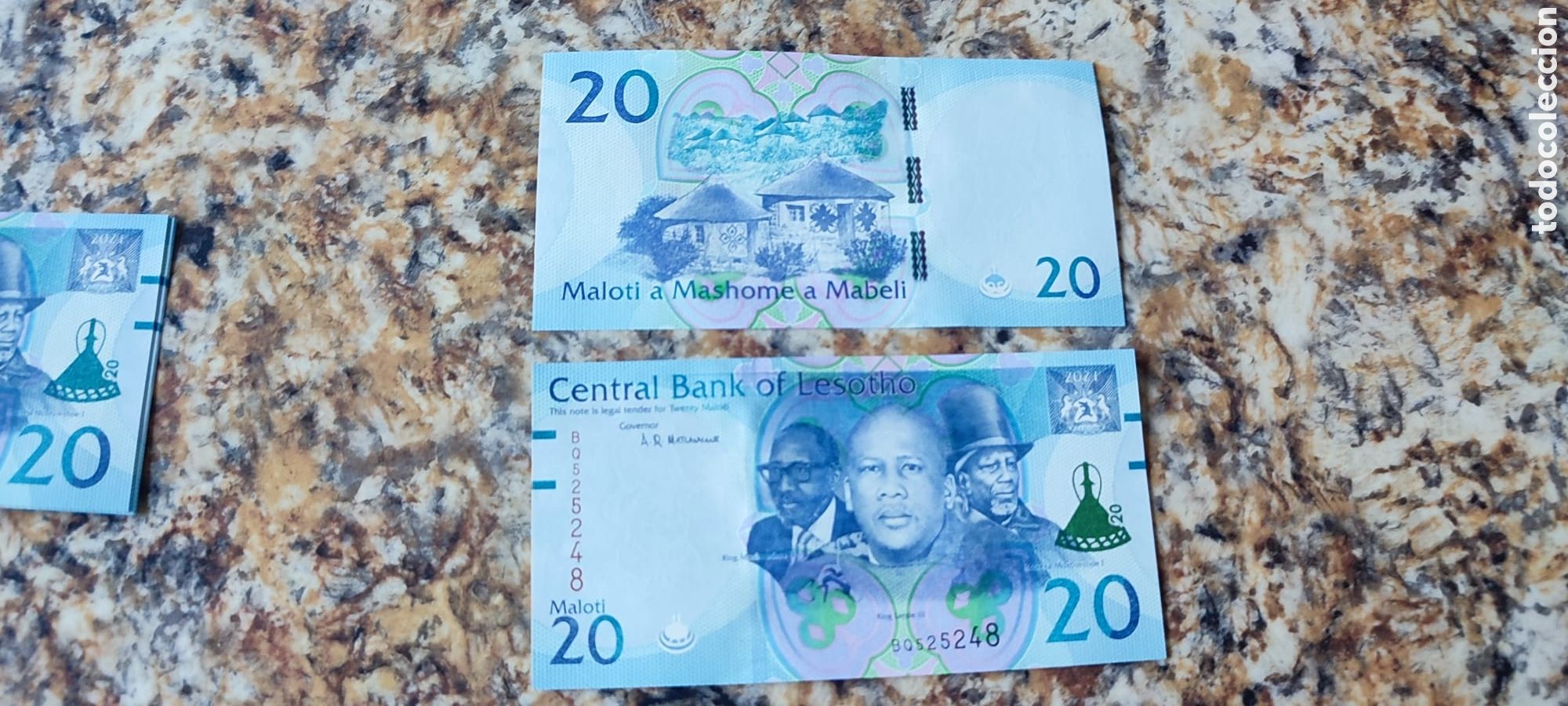 Billetes extranjeros: Billete nuevo de Lesotho - Foto 1