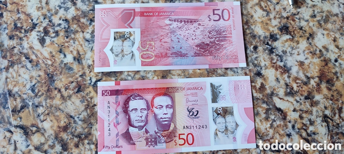 Billetes extranjeros: Nuevo billete de Jamaica - Foto 1