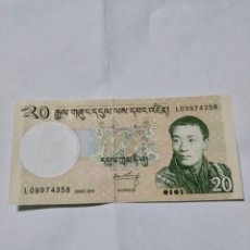 Billetes extranjeros: BILLETE. BHUTAN 20 NGULTRUM 2013 PIK 30 S/C
