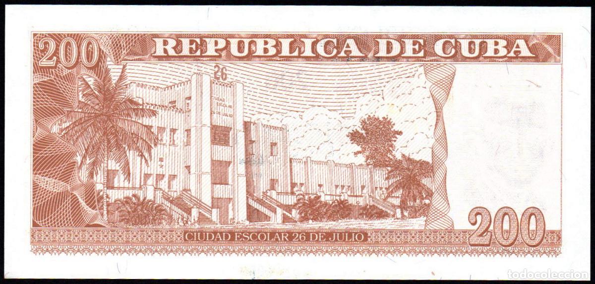 Billetes extranjeros: CUBA - 200 PESOS 2021 - S/C - Foto 2