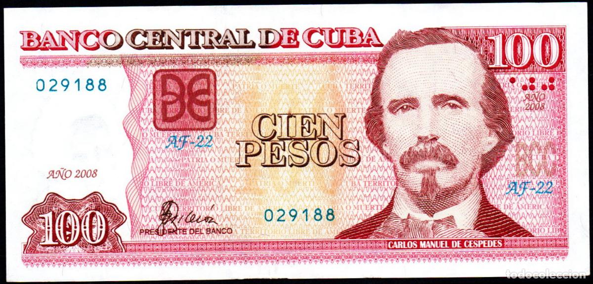 Billetes extranjeros: CUBA - 100 PESOS 2008 - S/C - Foto 1