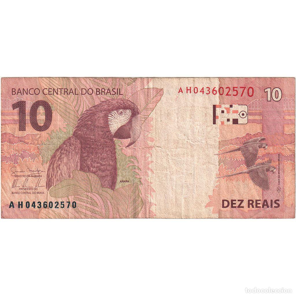Billetes extranjeros: [#393705] 10 Reais, 2010, Brasil, BC+ - Foto 2