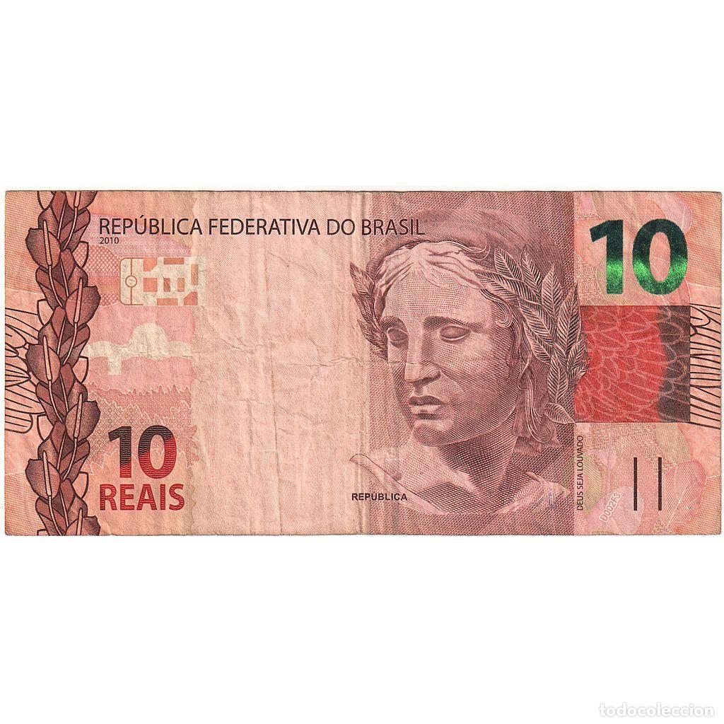 Billetes extranjeros: [#393705] 10 Reais, 2010, Brasil, BC+ - Foto 1