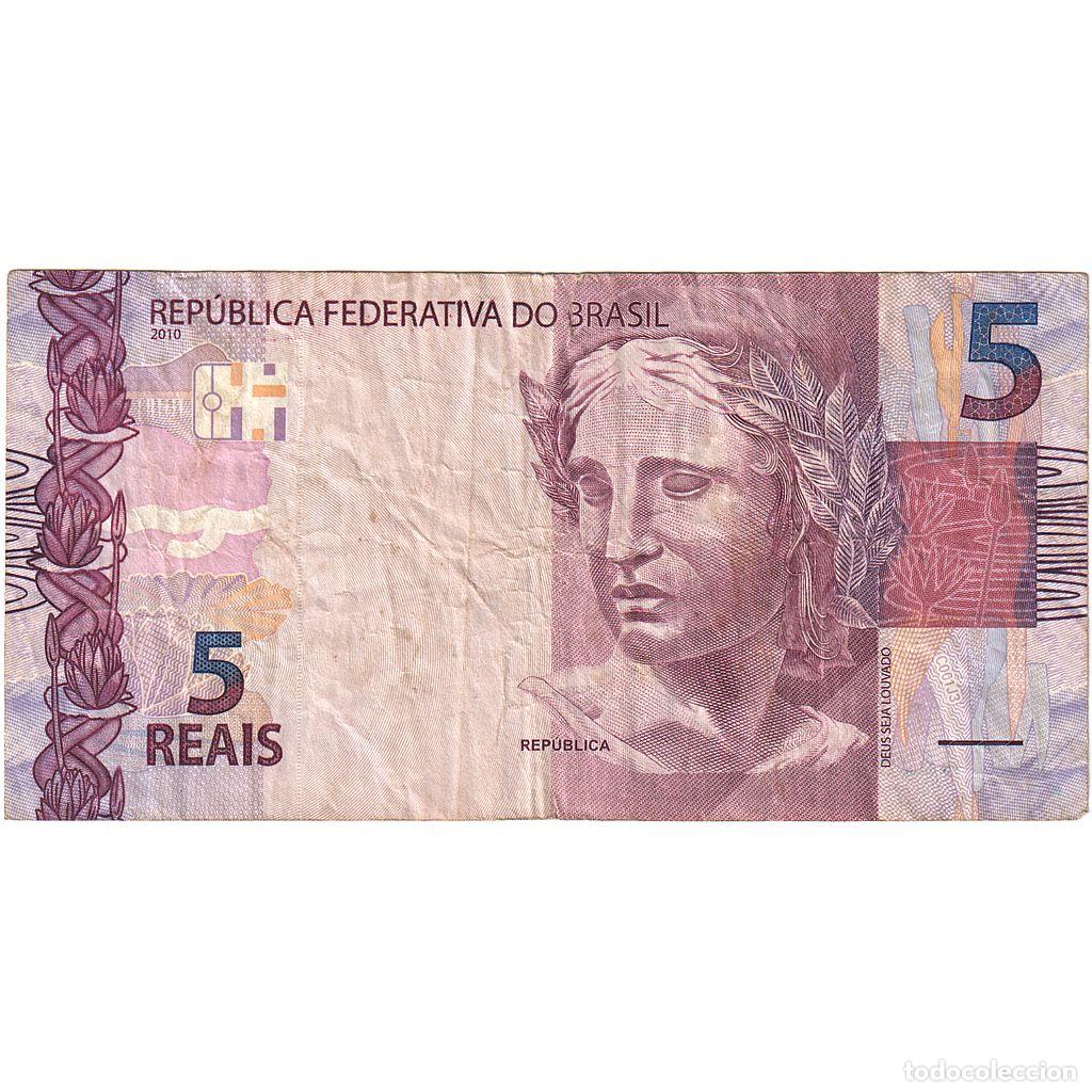 Billetes extranjeros: [#393707] 5 Reais, 2010, Brasil, BC - Foto 1